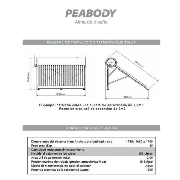 Kit Termo Solar 200l + Resis. + Tanque Prellenado + Valvula - Imagen 4