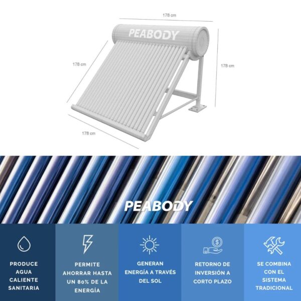 Kit Termo Solar 200 Litros + Resistencia + Tanque Prellenado - Imagen 4