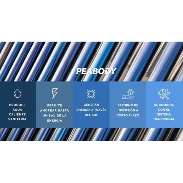 TERMO SOLAR HEAT PIPE 200L + CONTROLADORA DIGITAL - Imagen 4